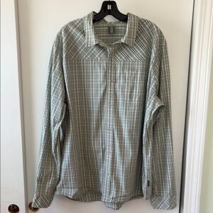 Stio Plaid Button Down Shirt XXL